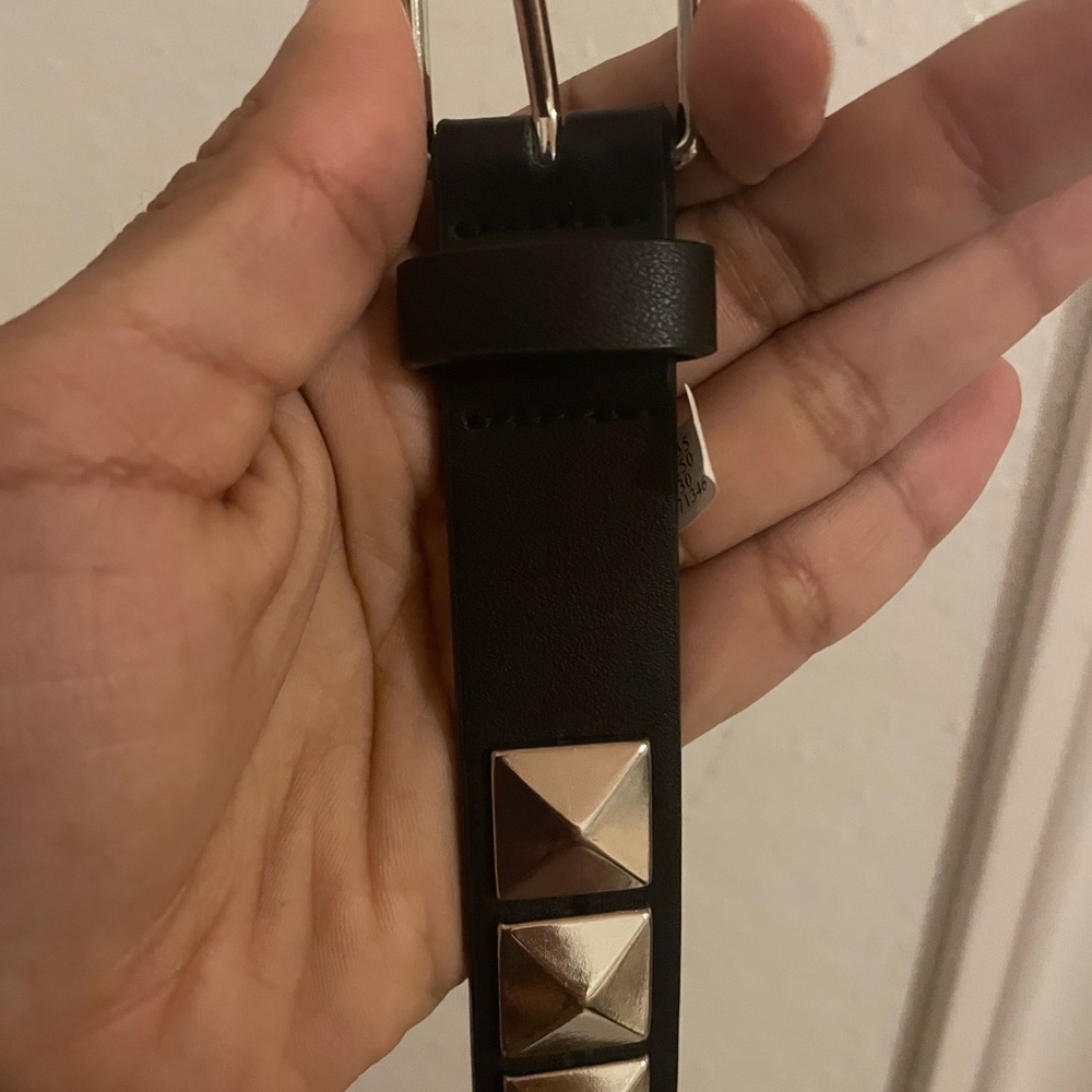 Black Studded Belt - Picture 2 of 5